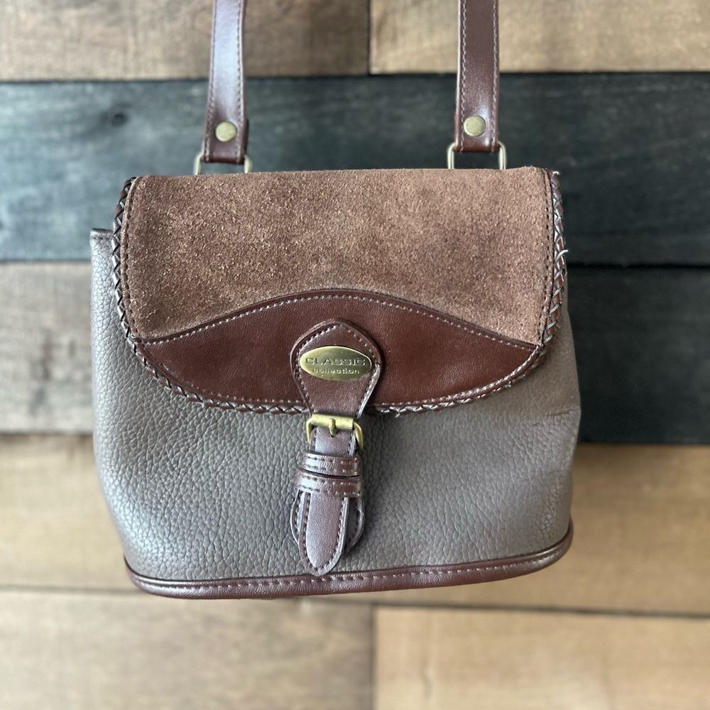 American-vintage Women's Brown and Burgundy Bag - Picture 4 of 11